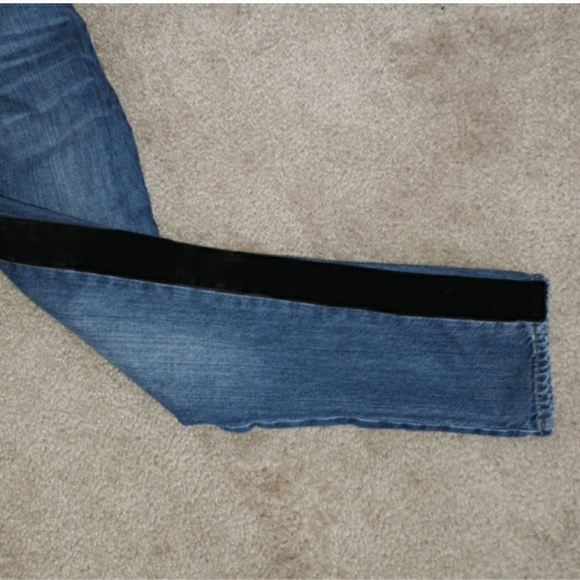 MADEWELL the perfect vintage Jean velvet tuxedo Stripe edition. Size 26 - Picture 7 of 15